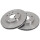 2 Brake Discs Vented Ø 256 mm 24 mm A.B.S. for e.g. DAEWOO Leganza