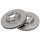 2 Brake Discs Vented Ø 281 mm 26 mm A.B.S. for LANCIA Delta