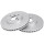 2 Brake Discs Vented Ø 256 mm 24 mm A.B.S. for e.g. CHEVROLET Corsa