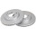 2 Brake Discs Vented Ø 260 mm 22 mm A.B.S. for e.g. MERCEDES-BENZ A-Class