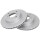 2 Brake Discs Vented Ø 231 mm 17 mm A.B.S. for e.g. SUZUKI Alto