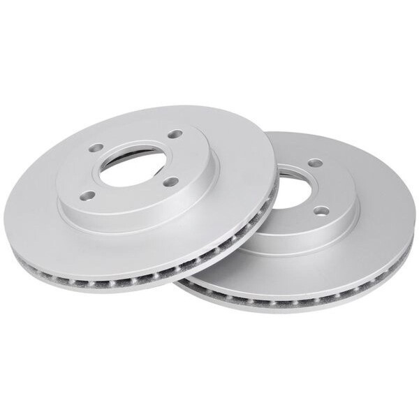 2 Brake Discs Vented Ø 258 mm 22 mm A.B.S. for e.g. FORD Fiesta