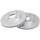2 Brake Discs Vented Ø 258 mm 22 mm A.B.S. for e.g. FORD Fiesta
