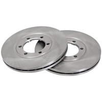 2 Brake Discs Vented Ø 256 mm 24 mm A.B.S. for KIA
