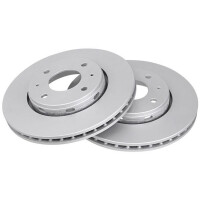 2 Brake Discs Vented Ø 281 mm 24 mm A.B.S. for...