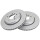 2 Brake Discs Vented Ø 320 mm 22 mm A.B.S. for e.g. BMW 3 Series
