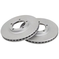 2 Brake Discs Vented Ø 254 mm 24 mm A.B.S. for...