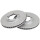 2 Brake Discs Vented Ø 254 mm 24 mm A.B.S. for HYUNDAI