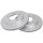 2 Brake Discs Vented Ø 308 mm 26 mm A.B.S.