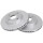 2 Bremsscheiben belüftet Ø 235 mm 22 mm A.B.S. für u.a. MAZDA 323 F VI