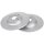 2 Brake Discs solid Ø 276 mm 10 mm A.B.S. for e.g. MAZDA MX-5