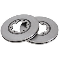 2 Brake Discs Vented Ø 256 mm 24 mm A.B.S.