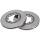 2 Brake Discs Vented Ø 256 mm 24 mm A.B.S.
