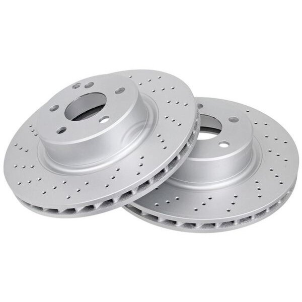2 Brake Discs Perforated Ø 312 mm 28 mm A.B.S. for e.g. MERCEDES-BENZ S-Class