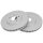 2 Brake Discs Vented Ø 320 mm 32 mm A.B.S. for e.g. MITSUBISHI Lancer