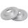 2 Bremsscheiben belüftet Ø 238 mm 18 mm A.B.S. für u.a. NISSAN Micra II
