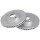 2 Brake Discs Vented Ø 275 mm 25 mm A.B.S. for e.g. TOYOTA RAV4
