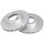 2 Brake Discs Vented Ø 322 mm 32 mm A.B.S. for e.g. TOYOTA LandCruiser 80