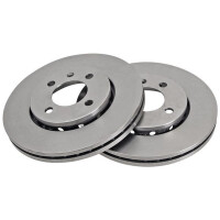 2 Brake Discs Vented Ø 256 mm 25 mm A.B.S. for...