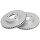 2 Brake Discs Vented Ø 276 mm 26 mm A.B.S. for e.g. HYUNDAI XG