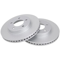 2 Brake Discs Vented Ø 282 mm 26 mm A.B.S. for...