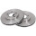 2 Brake Discs Vented Ø 257 mm 22 mm A.B.S. for e.g. CHRYSLER Neon