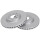 2 Brake Discs Vented Ø 281 mm 26 mm A.B.S. for e.g. ALFA ROMEO MiTo