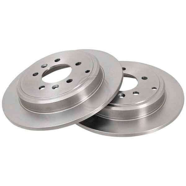 2 Brake Discs solid Ø 290 mm 10 mm A.B.S. for e.g. PEUGEOT 607
