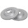 2 Brake Discs Vented Ø 276 mm 22 mm A.B.S. for e.g. MINI Mini
