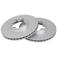 2 Brake Discs Vented Ø 276 mm 24.4 mm A.B.S. for FORD