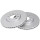 2 Brake Discs Vented Ø 285 mm 25 mm A.B.S. for e.g. CADILLAC BLS