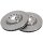 2 Brake Discs Vented Ø 305 mm 28 mm A.B.S. for e.g. LANCIA Thesis