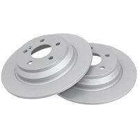 2 Brake Discs solid Ø 300 mm 10 mm A.B.S. for...