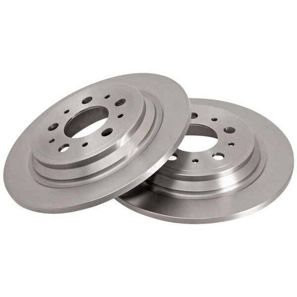 2 Brake Discs solid Ø 283 mm 10 mm A.B.S. for e.g. VOLVO V70