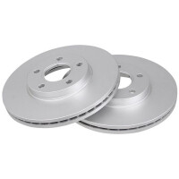 2 Brake Discs Vented Ø 278 mm 24 mm A.B.S. for...