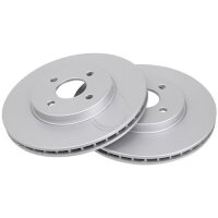2 Brake Discs Vented Ø 300 mm 24 mm A.B.S. for...