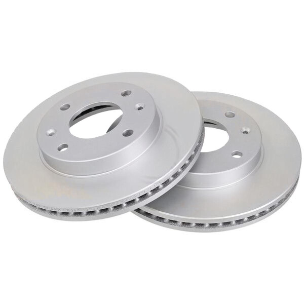 2 Brake Discs Vented Ø 257 mm 24.5 mm A.B.S. for e.g. HYUNDAI Sonata