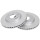 2 Brake Discs Vented Ø 276 mm 26 mm A.B.S. for e.g. MITSUBISHI Eclipse