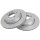 2 Brake Discs Vented Ø 324 mm 19.7 mm A.B.S. for e.g. BMW 7 Series