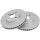 2 Brake Discs Vented Ø 255 mm 25 mm A.B.S. for e.g. TOYOTA Corolla