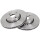 2 Brake Discs Vented Ø 275 mm 25 mm A.B.S. for e.g. TOYOTA Corolla