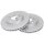 2 Brake Discs Vented Ø 296 mm 28 mm A.B.S. for e.g. TOYOTA Avalon