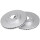 2 Brake Discs Vented Ø 280 mm 25 mm A.B.S. for e.g. OPEL Astra