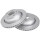 2 Brake Discs Vented Ø 314 mm 22 mm A.B.S. for e.g. VW Touareg