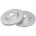 2 Brake Discs Vented Ø 295 mm 26 mm A.B.S. for e.g. TOYOTA Avensis