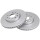 2 Brake Discs Vented Ø 288 mm 25 mm A.B.S. for e.g. AUDI A3