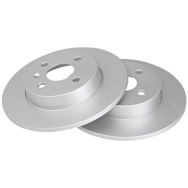 2 Brake Discs solid Ø 264 mm 10 mm A.B.S. for e.g. OPEL Astra