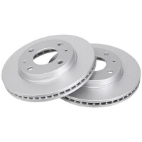 2 Brake Discs Vented Ø 257 mm 24 mm A.B.S. for...