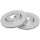 2 Brake Discs Vented Ø 280 mm 22 mm A.B.S. for e.g. AUDI A8