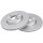 2 Brake Discs Vented Ø 260 mm 22 mm A.B.S. for e.g. DACIA Logan